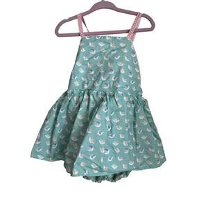 Holley + Sage Birds Skirted Romper